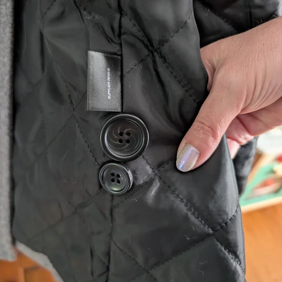 NWT Claiborne Men's Peacoat - Picture 7 of 8